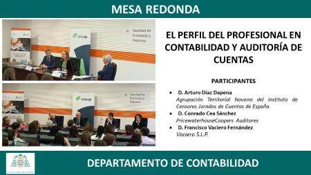 Imagen Mesa redonda sobre "El perfil del profesional en Contabilidad y...